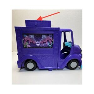Monster High Fangtastic 2-in-1 Rockin' Food Truck Playset Incomplete READ‎